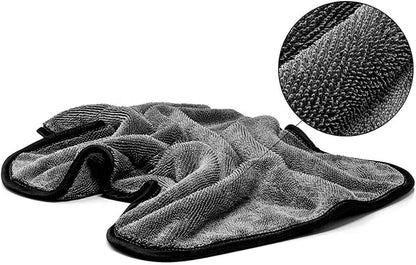 Microfiber Car Drying Towel, Shiny Bath Drying Towel Shower Cubicles Cloth for Water Removal in Shower and Bathroom (20X24Inches*2Pack)