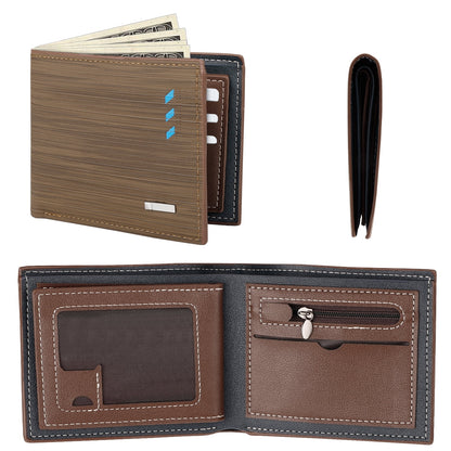 RFID Men’S Wallets, Stylish Bifold Wallets with 7 Credit Credit Cards 1 ID Window, Slim Minimalist Front Wallet/Credit Card Holder, Great Gift for Men
