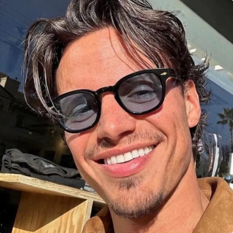 New Vintage Rectangle Sunglasses Men Women Luxury Brand Designer Square Sun Glasses Fashion Men Sun Glasses Oculus Christmas