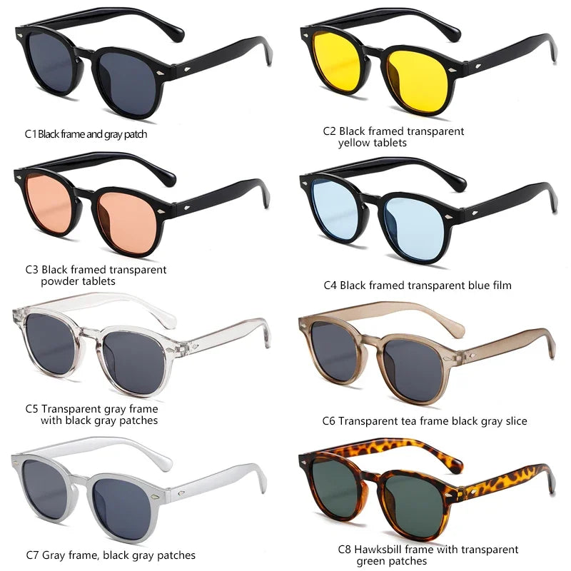 New Vintage Rectangle Sunglasses Men Women Luxury Brand Designer Square Sun Glasses Fashion Men Sun Glasses Oculus Christmas