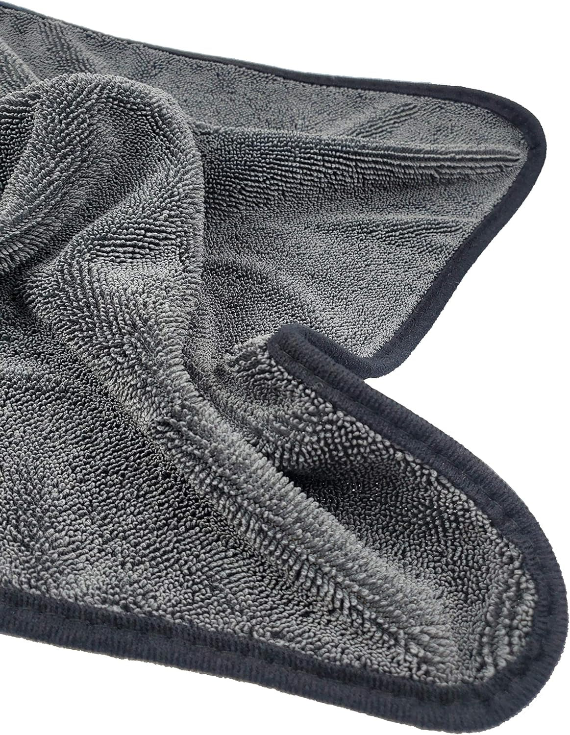 Microfiber Car Drying Towel, Shiny Bath Drying Towel Shower Cubicles Cloth for Water Removal in Shower and Bathroom (20X24Inches*2Pack)