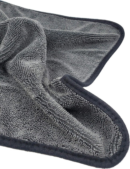 Microfiber Car Drying Towel, Shiny Bath Drying Towel Shower Cubicles Cloth for Water Removal in Shower and Bathroom (20X24Inches*2Pack)
