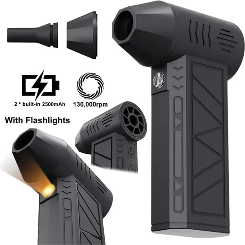 130000RPM Powerful Air Blower Turbo Jet Blower Brushless Motor Turbo Fan Jet Fan Cleaning Air Duster Blower Air Puissant Tool